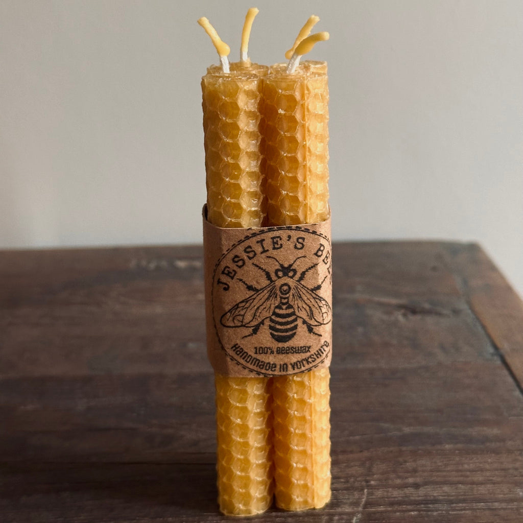 Worker Bees Hand Rolled Candles