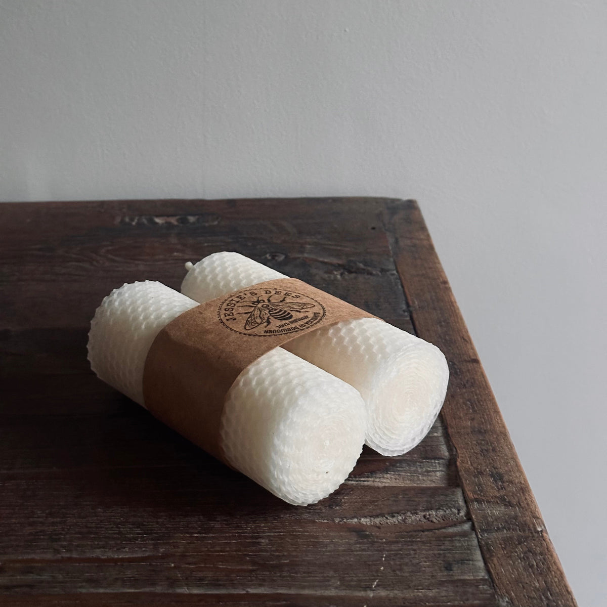 Queen Bee Hand Rolled Pillar Candles
